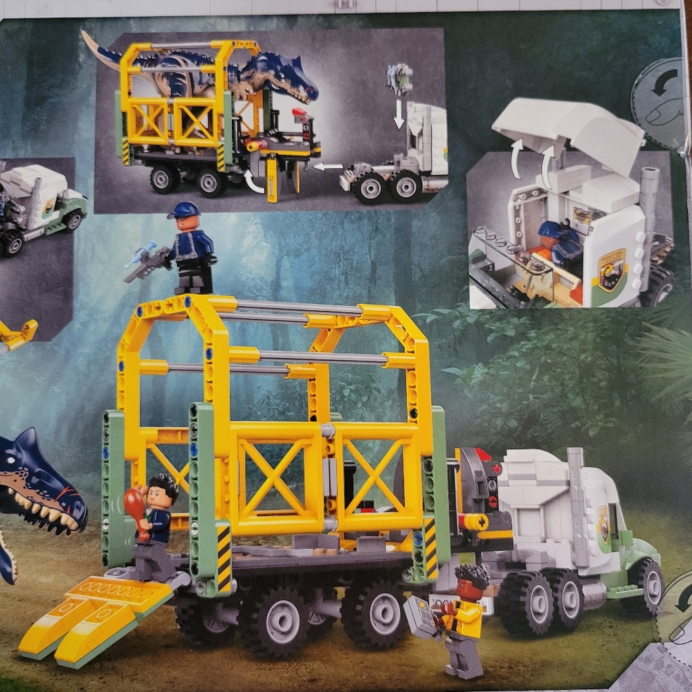 NEW Lego Set 76966 Jurassic World Chaos Theory - Dinosaur Transport Truck - Picture 4 of 5